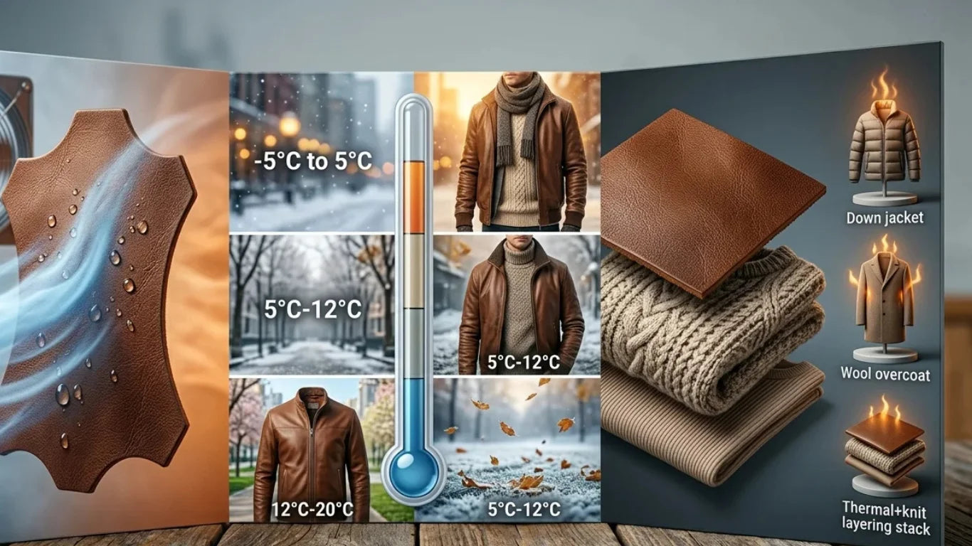 Are Leather Jackets Warm? Temperature Ranges, Layering, and the Honest Guide