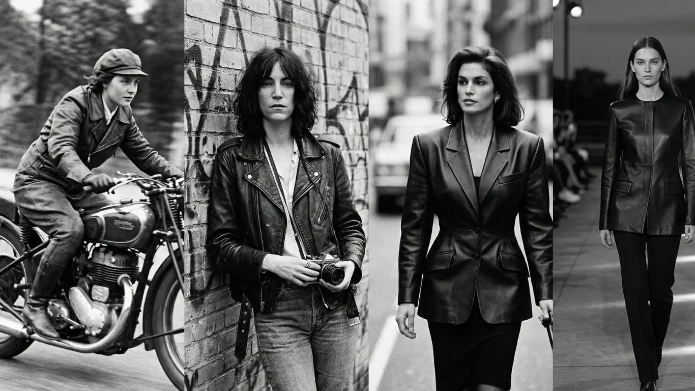 Women Who Defined the Leather Jacket: From Punk to the Runway