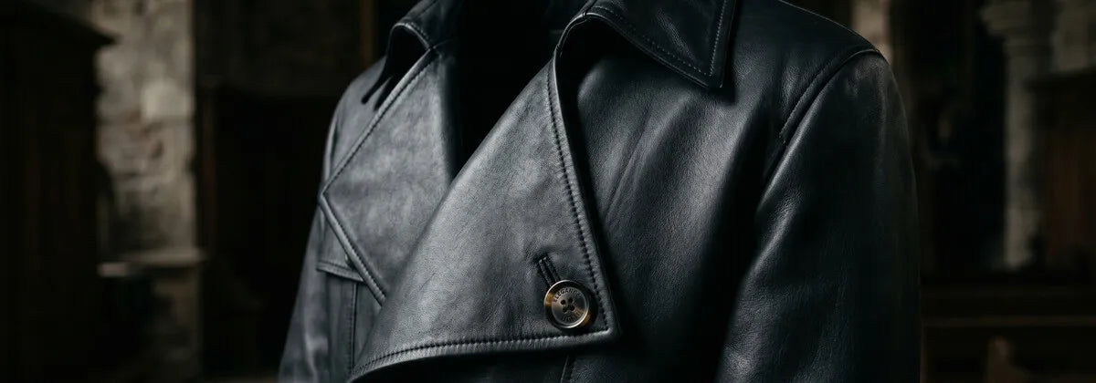 Manteaux en cuir pour hommes pour l'hiver