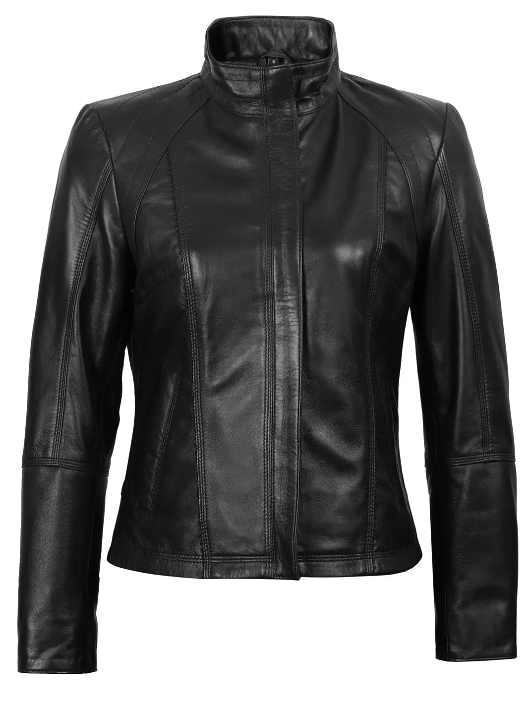 Black Leather Cafe Racer Biker Jackets