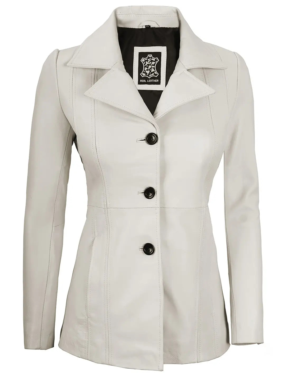 Leather blazer women