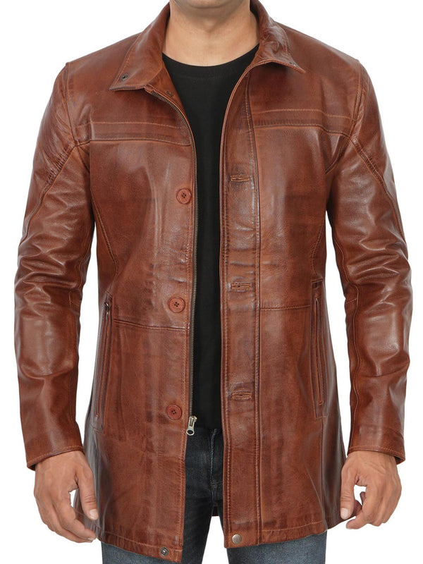 Men Bristol Cognac Coat