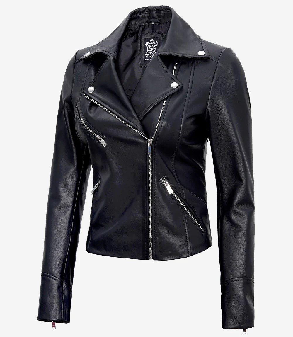 womens black jacket