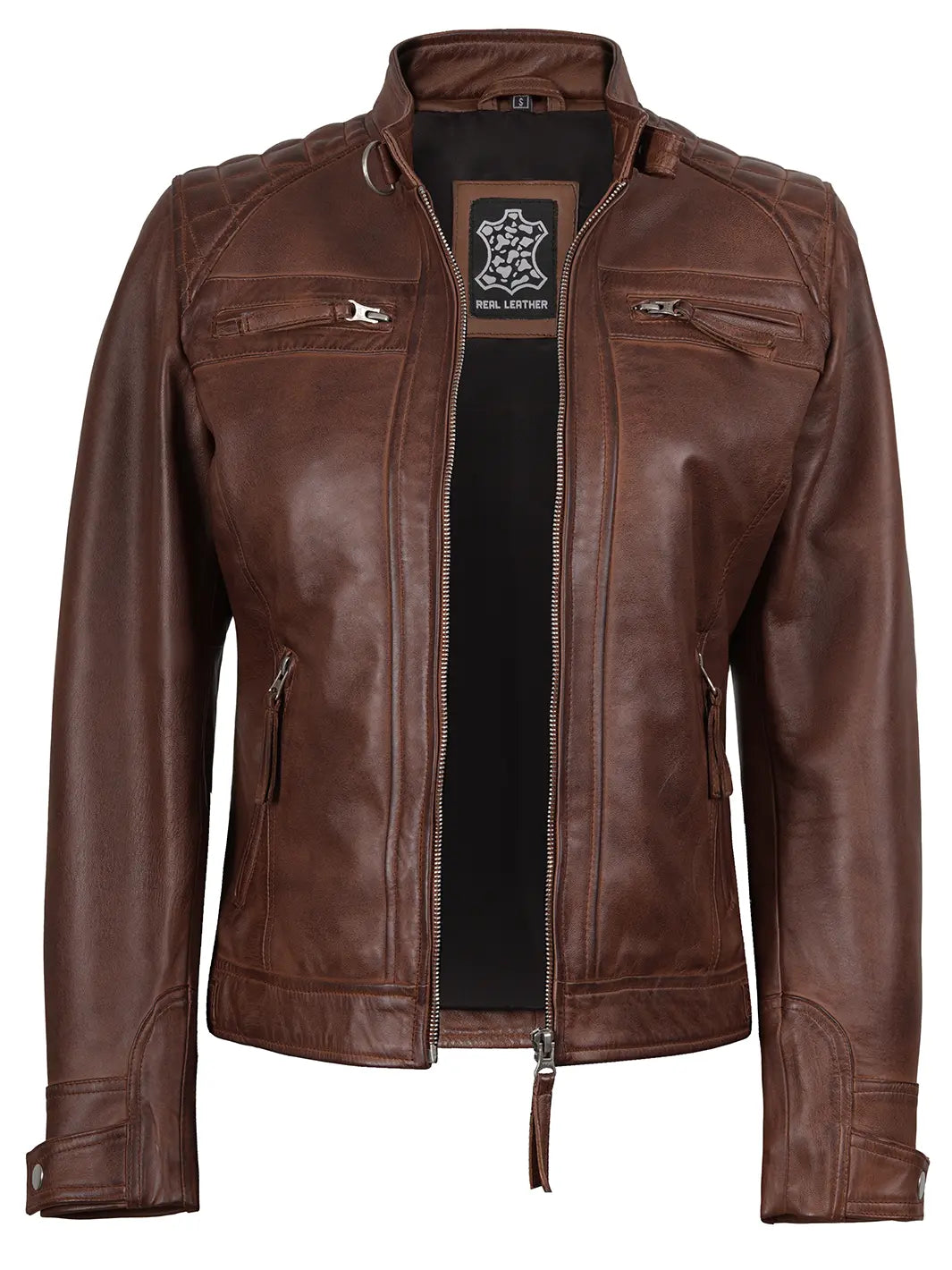 brown jacket womens 
