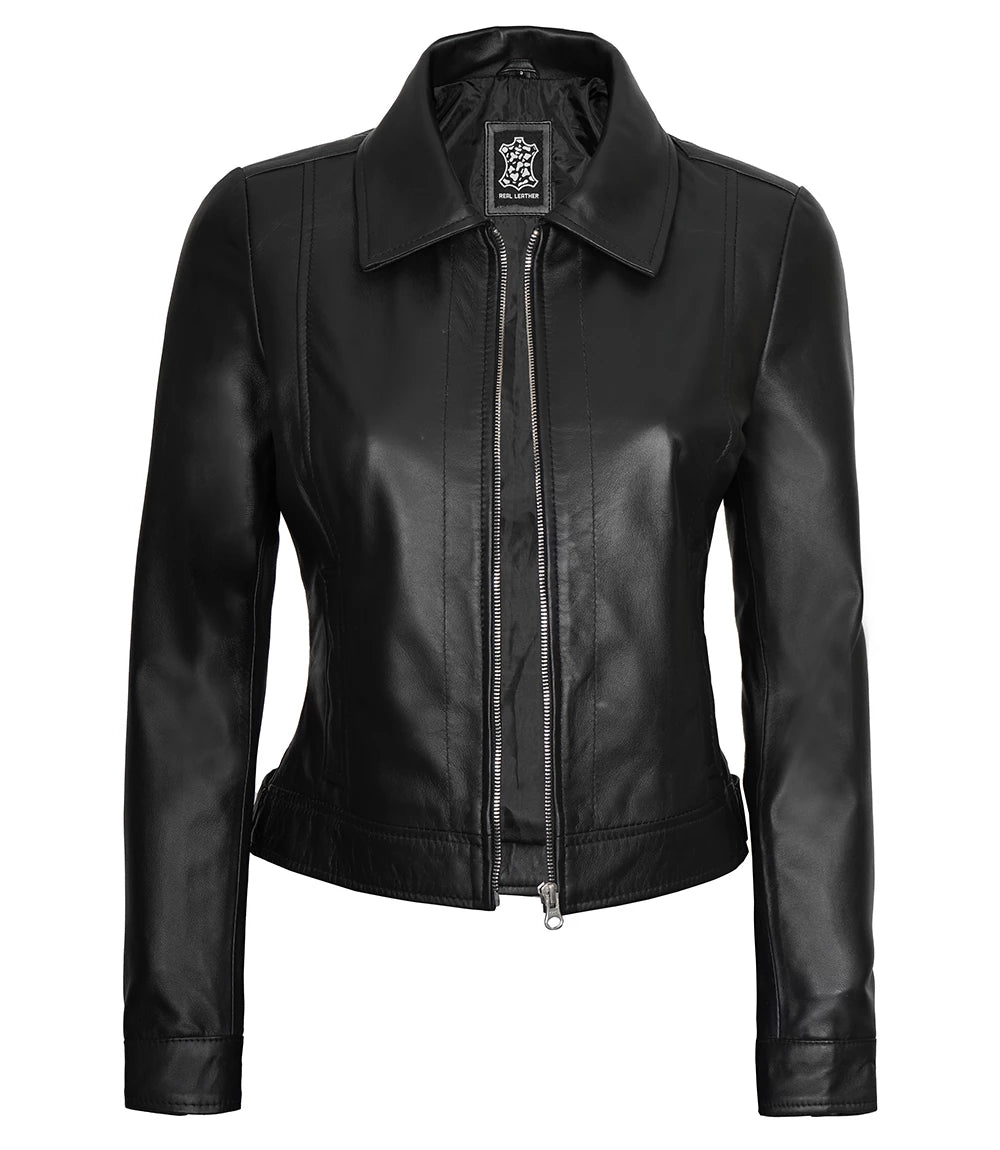 women cafe racer jacket