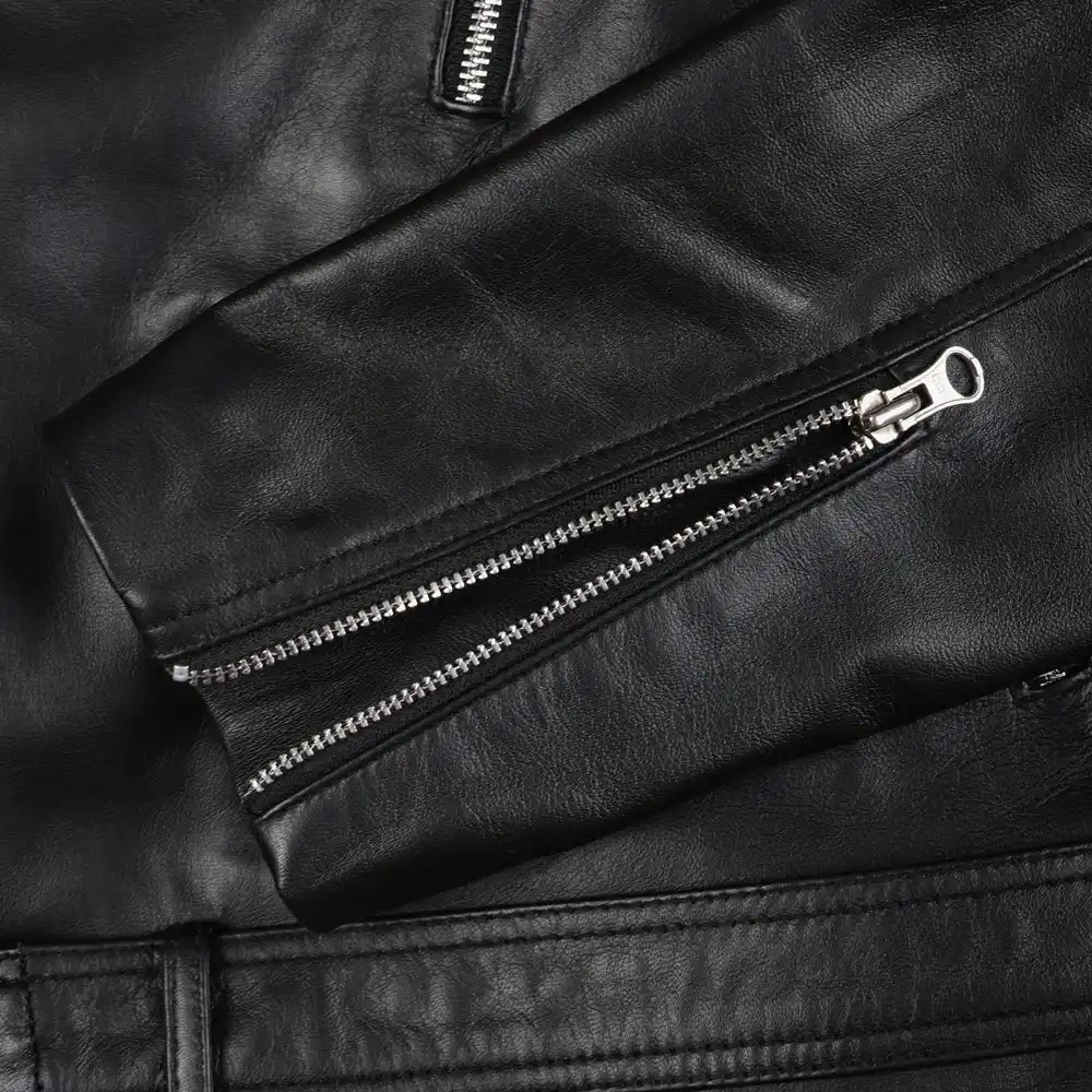 POIGNETS ZIPPÉS, CEINTURE À LA TAILLE
