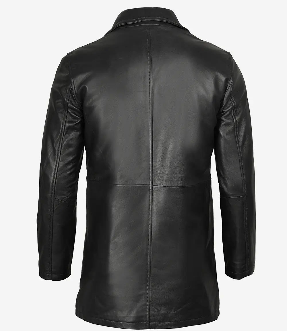 leather coat mens