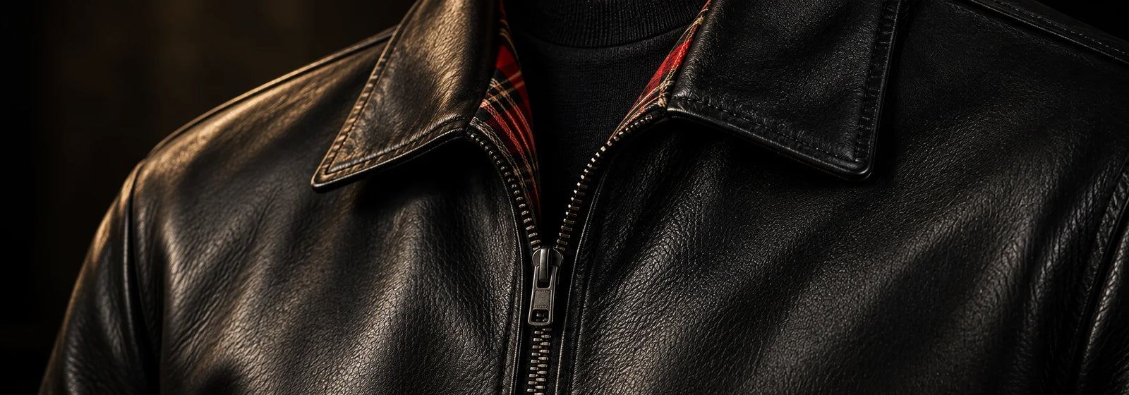 Blousons Harrington noirs pour hommes