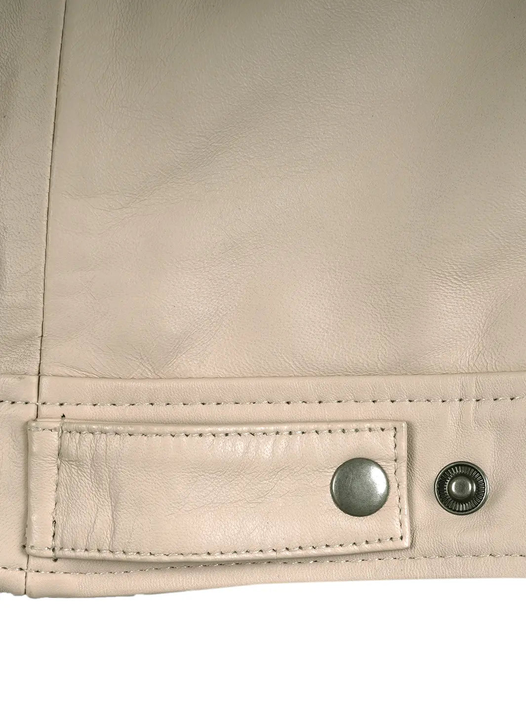 mens beige leather jacket