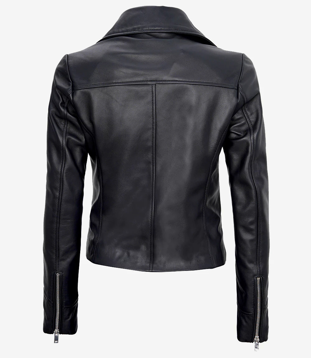 black biker jacket