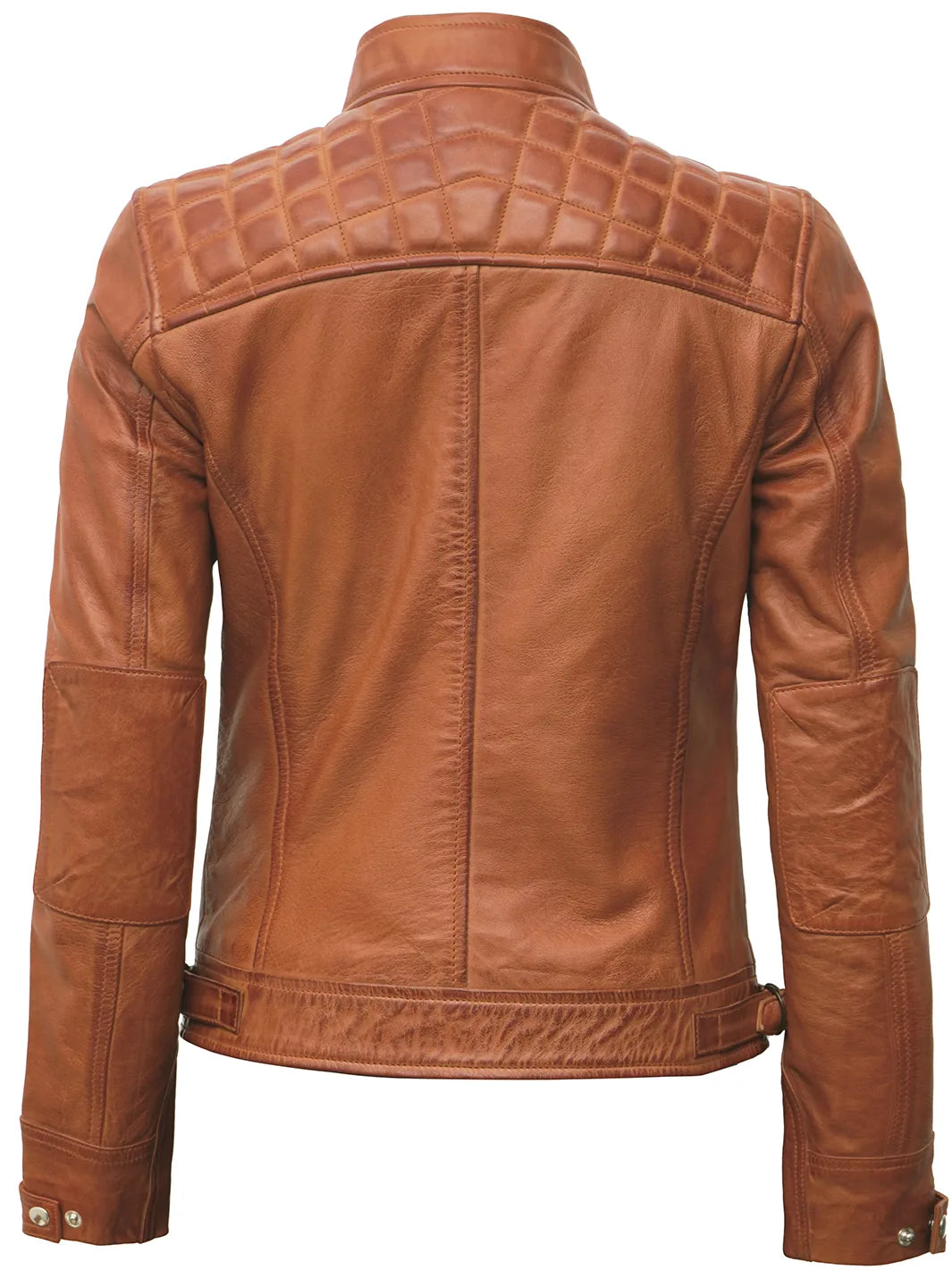 tan leather jacket womens 