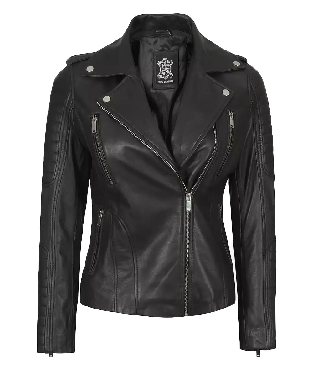 real lambskin leather jacket
