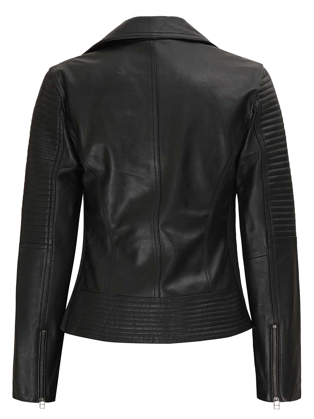 Black Motorcycle Jacket Womens