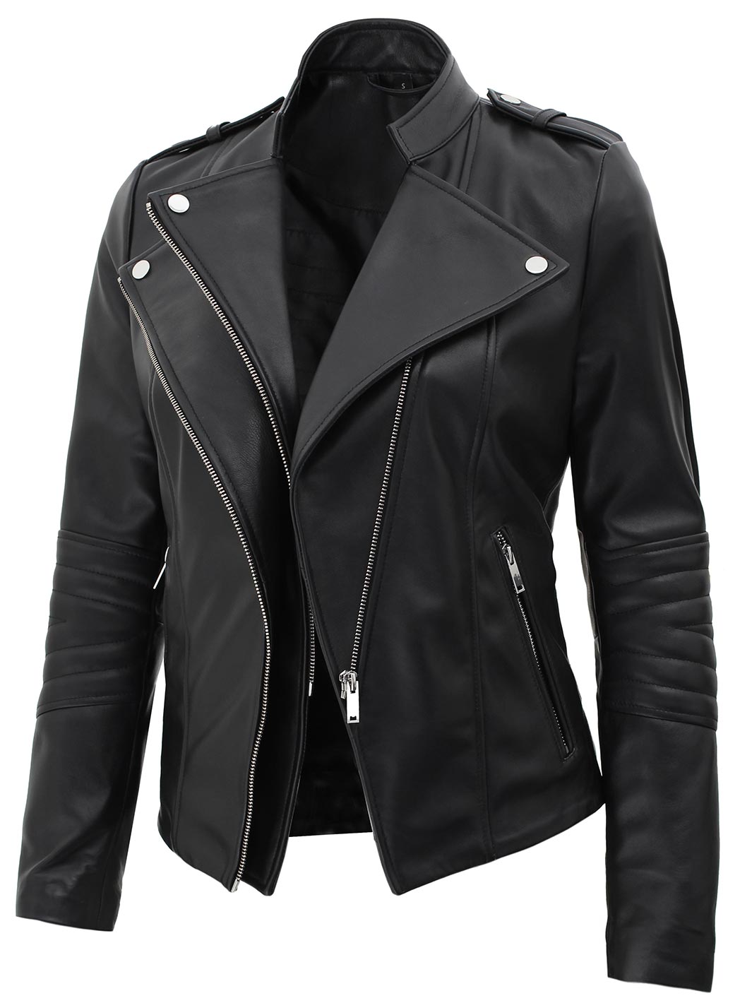 Women Black Leather Jacket