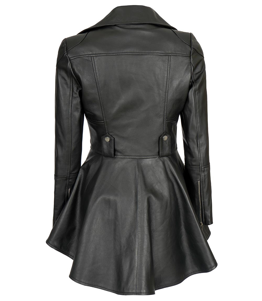 Womens Black Real Lambskin Leather Jacket